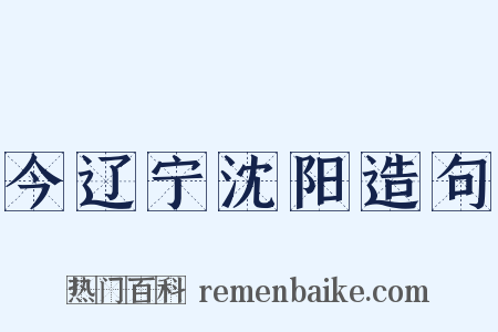 今辽宁沈阳造句是什么意思的图片